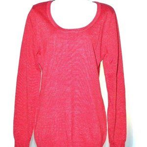 Rue21 Red Metallic Sweater XL Sweater